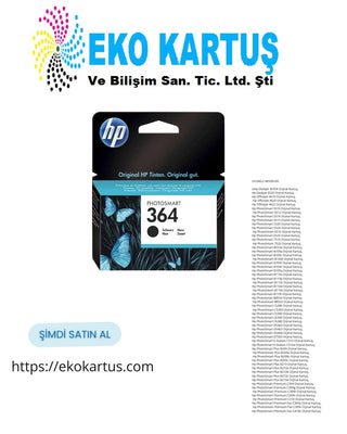 HP 364 -CB316E Black Orijinal Kartuş