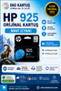 HP 925 ORİJİNAL KARTUŞ 4 RENK SET