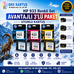 HP OfficeJet 6100   HP 932 RENKLİ VE SİYAH 2'Lİ PAKET