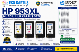 HP OfficeJet Pro 7720 Kartuş 953xl takım