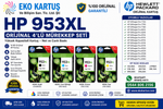 Hp J3P68A Yazıcı Kodu Orjinal Kartuş Takım 4 Renk 953xl