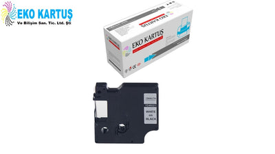 DYMO D1 45021 SIYAH ETIKETE BEYAZ