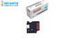 DYMO D1 40917 BLACK ON RED LABEL