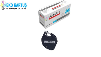 DYMO LetraTag 12267 PLASTİK ŞEFFAF ETİKETE SİYAH 12268-S07215