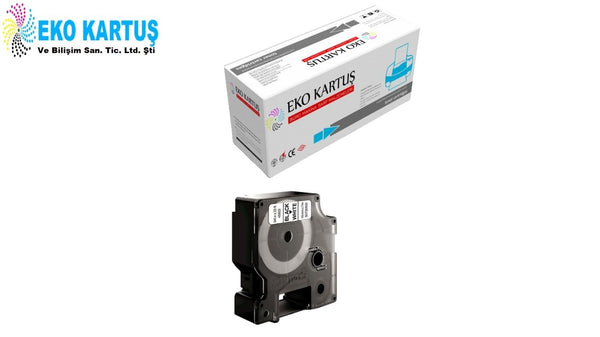 DYMO D1 45803 BEYAZ ETIKETE SIYAH (19mm x 7m)
