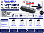 OLIVETTI B1237 SİYAH MUADİL TONER  P 2226- P 2226,