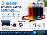 Bitmeyen Kartuş TANKI   HP-CANON- EPSON UYUMLU  (Dolu)