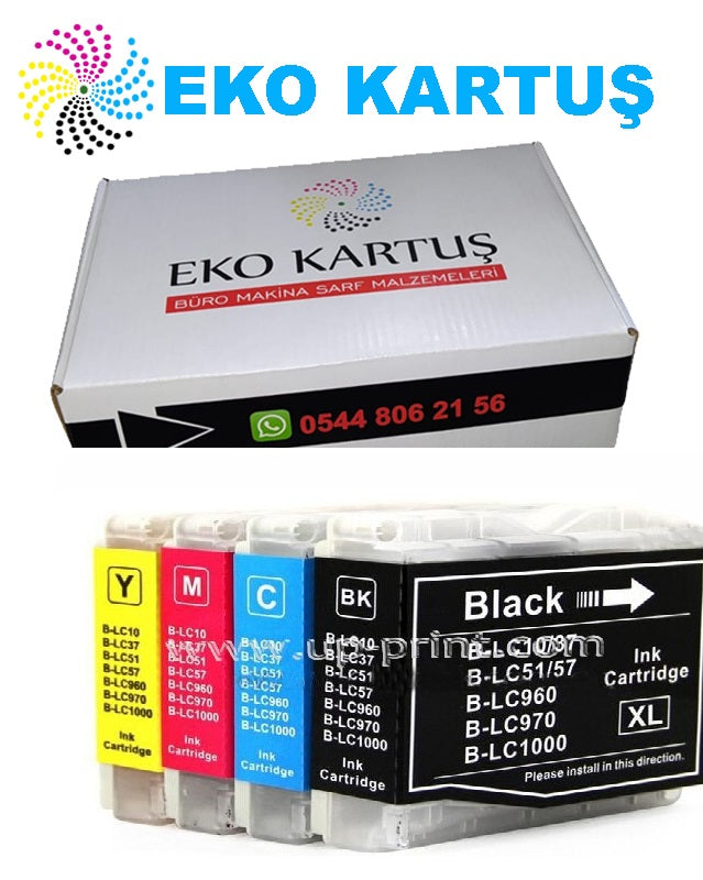 Brother DCP-357C 4 RENK Muadil Kartuş, - Main view