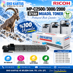 RİCOH  MP-C2500/3000/2000 MUADİL TONER SİYAH  BK (20K)