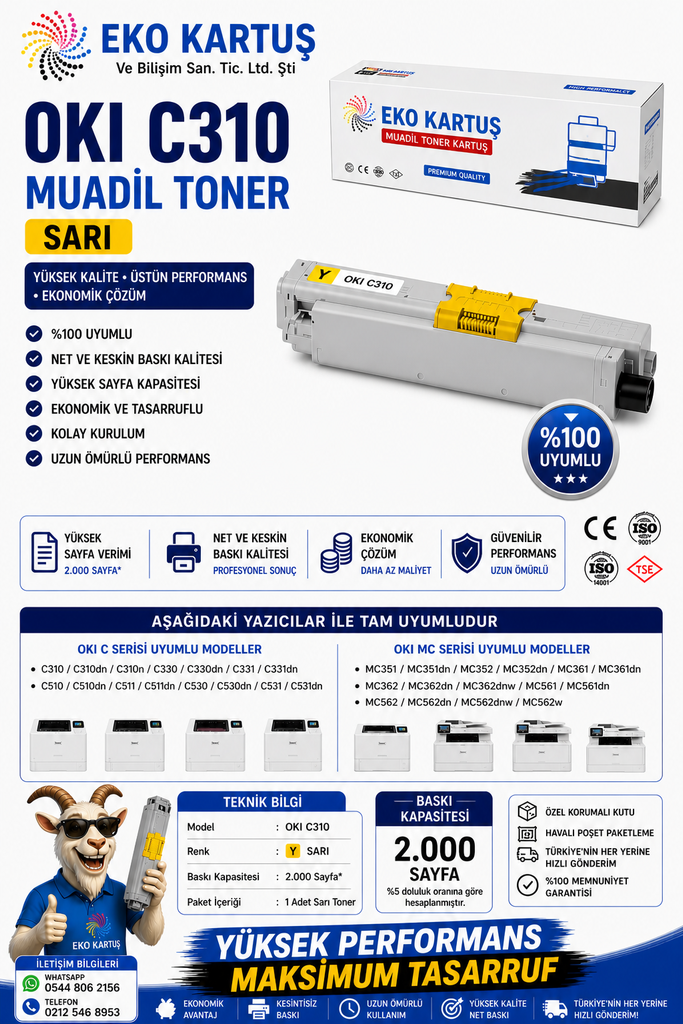 OKI MUADİL TONER 310 YL