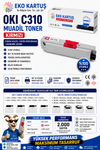 Oki C511dn 4 RENK SET MUADİL TONER