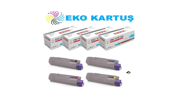 OKİ C612 SET 4 RENK SET  MUADİL TONER
