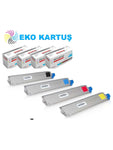 OKİ  831/841   MUADİL TONER 4 RENK TAKIM