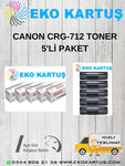 CANON CRG 712  EKONOMİK AVANTAJLI 5&#39;Lİ MUADİL TONER - Main view