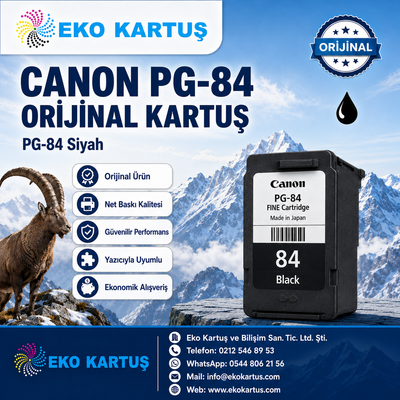 Canon Pixma E514 (PG-84)  BLACK Orijinal Kartuş