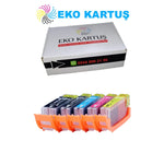 Canon PGI-570XL CLI 571XLYüksek Kapasiteli Muadil Kartuş Seti