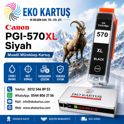 Canon 570XL  BLACK Yüksek Kapasiteli Muadil Kartuş