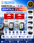 Canon PIXMA MG2455 CL 546 RENKLİ VE 545 SİYAH 2'Lİ PAKET