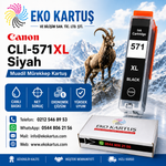 Canon CLI-571XL BLACK Yüksek Kapasiteli Muadil Kartuş 0331C001