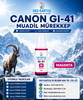 PIXMA G3400  GI-41 MUADİL MÜREKKEP 4 RENK SET ( GI41 )