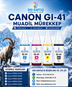 PIXMA G1410  GI-41 MUADİL MÜREKKEP 4 RENK SET ( GI41 )
