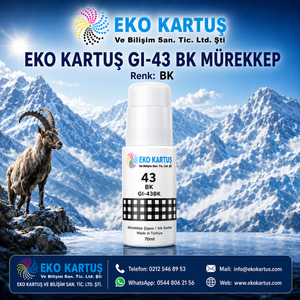 Canon GI-43 Mürekkep  MUADİL  SİYAH ( GI43 )