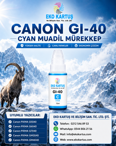 Canon GI-40 MAVİ MUADİL Mürekkep (GI40)