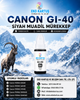 Canon Pixma G5040 SET 4 RENK MUADİL Mürekkep (GI40)