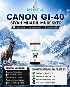 Canon GI-40 SİYAH MUADİL Mürekkep (GI40)