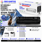 Hp Color Laserjet CB540A Uyumlu Sıfır İthal Toneri CE320, CF210, CRG731, CRG76 CMYK SET