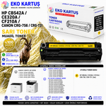 Hp Color Laserjet CB540A Uyumlu Sıfır İthal Toneri CE320, CF210, CRG731, CRG76 CMYK SET
