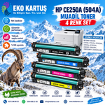 HP CE250A  (504A) MUADİL TONER 4 RENK SET