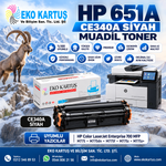 HP CE340A (651A) MUADİL TONER 4 RENK SET