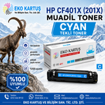 Hp Cf401X MAVİ 201X  Muadil Toner