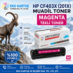 Hp Cf403X KIRMIZI 201X  Muadil Toner