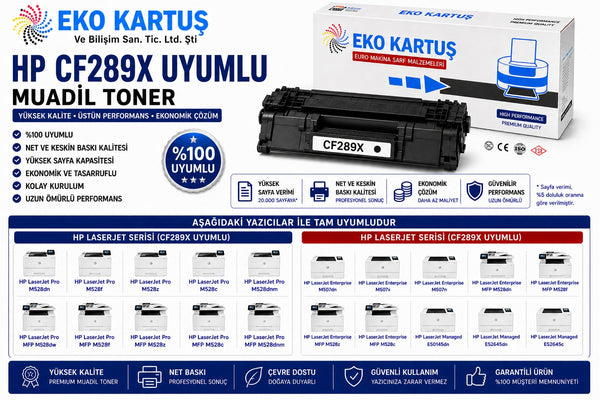 Hp LaserJet Enterprise M507dn Compatible Brand New Imported Toner CF289X (89X)