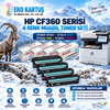 HP 508A (CF360)  SET 4 RENK Muadil Toner   m552/ m553/ m577