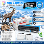 HP CF411A  MAVİ / CANON CRG-046 CY MUADİL TONER