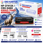 Hp M5H23A Uyumlu Sıfır İthal Toner, CF410X/CRG-046H CMYK SET