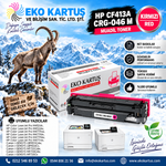 HP CF413A KIRMIZI / CANON CRG-046 MG MUADİL TONER
