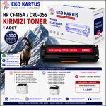 HP MUADİL TONER CF415X (W2031A)CRG055H-CY (ÇİPSİZ)YÜKSEK KAPASİTELİ