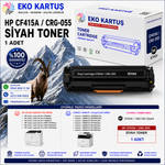 Hp Color LaserJet Pro MFP M454dn   CF415A (W2030A)CRG055-BK (CHİPSİZ)YÜKSEK KAPASİTE
