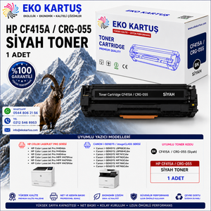 CANON CRG-055 SİYAH  MUADİL TONER ÇİPLİ