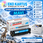 HP CF501 MAVİ (202A) MUADİL TONER CY