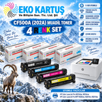 HP CF500A (202A) MUADİL TONER  4 RENK SET