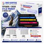 Hp Color LaserJet Pro MFP M281fdw  CF540X (203X) YÜKSEK KAPASİTE MUADİL TONER