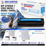 HP  CF540X CRG054H CRG045H CRG067H 4 RENK SET YÜKSEK KAPASİTE MUADİL TONER