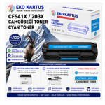 HP CF541X  MAVİ (203X) YÜKSEK KAPASİTE MUADİL TONER
