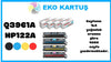 Hp Color Laserjet 2550 Uyumlu Sıfır İthal Toneri Q3961A CY-HP 122A CMYK SET
