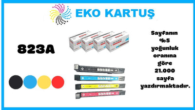 Hp Color Laserjet CP6015dn Uyumlu Sıfır İthal Toneri  CB380A(823A) SET 4 RENK CMYK